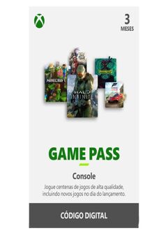 Gift Card Xbox Game Pass 3 Meses Código Digital