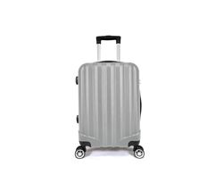 Mala de Bordo ABS 4 Rodas Adventure Fortt Prata MAB01-PR