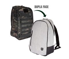 Bolsa Mochila BR Force Dupla Face 20L Sentinela c/ Refil de Hidratação e Sistema Molle