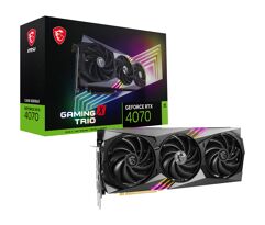Placa de Vídeo MSI NVIDIA GeForce RTX 4070 Gaming X Trio 12GB GDDR6X DLSS Ray Tracing
