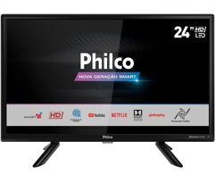 Smart TV LED 24" Philco Conversor Digital HD com 2 HDMI PTV24G50SN