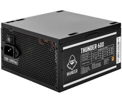 Fonte Mancer Thunder 600W, 80 Plus, MCR-THR600-BL01 OEM