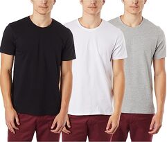 Kit com 3 Camisetas Básicas Hering Masculino