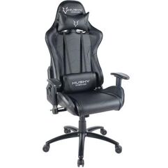 Cadeira Gamer Husky Gaming Storm, Preto, Com Almofadas, Reclinável, Descanso de Braço 2D HST-BK