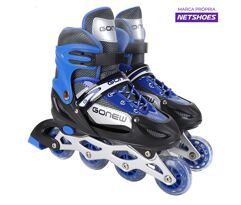 Patins Gonew Light Wheel Bearing ABEC-7 72MM - Azul