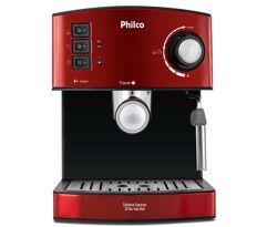 Cafeteira Philco Expresso & Cápsulas Inox Red PCF24