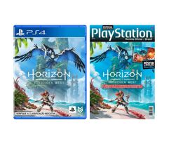 Horizon Forbidden West PS4 + Revista Pôster PlayStation do Game