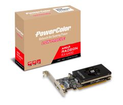 Placa de Vídeo PowerColor AMD Radeon RX 6400 Low Profile 4GB GDDR6 FSR Ray Tracing AXRX