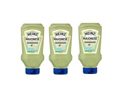 Kit com 3 Maionese de Alho com Ervas Heinz 215g