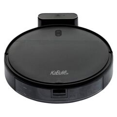 Robô Aspirador de Pó KaBuM! Smart 100, Preto, Recarregamento automático, Aspira e Passa Pano, Controle via Aplicativo KBSF007