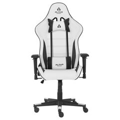 Cadeira Gamer Alpha Gamer Nimbus, Até 125 kg, Apoio de Braço 4D, Reclinável, Branco e Preto AGNIMBUSBWHT