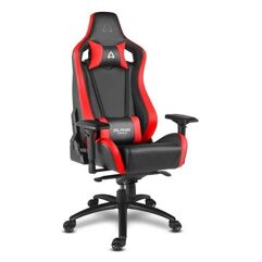 Cadeira Gamer Alpha Gamer Polaris Racing Edition, Até 150Kg, Cilindro de Gás 4, Descanso de Braço 4D, Preto e Vermelho AGPOLARISRE-BK-R