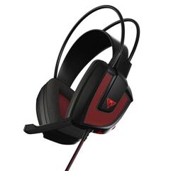 Headset Gamer Patriot Viper V360, Conexão USB, LED Vermelho, 7.1 Virtual Surround, Driver 40mm, Preto PV3607UMLK