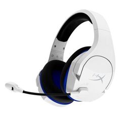 Headset Sem Fio Gamer HyperX Cloud Stinger Core, Drivers 40mm, PS5 PS4 e PC, Branco e Azul HHSS1C-KB-WT/G