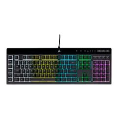 Teclado Gamer Corsair K55 Pro Lite, RGB, USB, Anti-Ghosting, US, Preto CH-9226065-NA