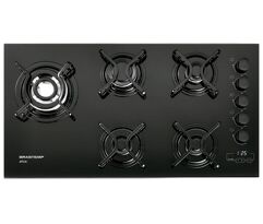 Cooktop 5 bocas Brastemp com quadrichama e timer touch Bivolt BDT85AE