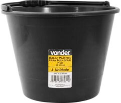 Balde Plástico Vonder Uso Geral 12 Litros Vdo3106