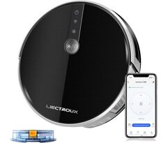 Robô Aspirador de Pó Liectroux 2 em 1 Autocarregamento Alexa Bivolt C30B