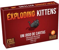 Jogo de Tabuleiro Exploding Kittens Galápagos Jogos