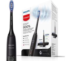 Escova De Dente Elétrica Colgate Philips Sonicpro 70 Recarregável Bivolt 3 Refis e Estojo