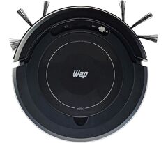 Aspirador de Pó Robô WAP ROBOT W100 Bivolt Automático 3 em 1 Varre Aspira e Passa Pano MOP