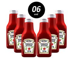 Kit com 6 Ketchup Heinz 1,033kg
