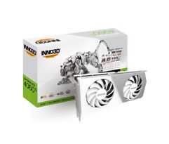 Placa de Vídeo INNO3D NVIDIA GeForce RTX 4060 Ti TWIN X2 OC WHITE 8GB GDDR6 DLSS Ray Tracing