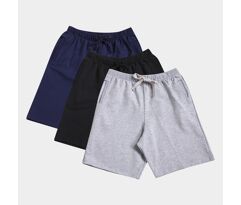 Kit 3 Bermudas Básicos Masculinas