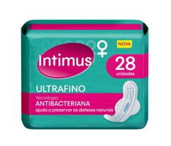 Absorvente Intimus Antibacteriano Ultra Fino com Abas 28 Unidades