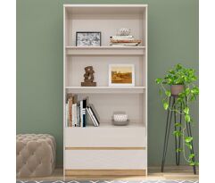 Estante Artely Milani com 2 Prateleiras e 2 Gavetas