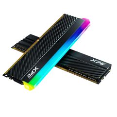 Memória XPG Spectrix D45G, RGB, 16GB (2X8GB), 3200MHz, DDR4, C16, Preto AX4U32008G16A-DCBKD45G