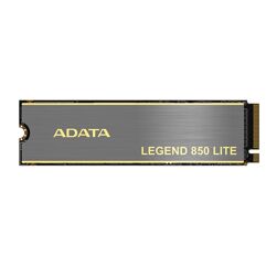 SSD Adata 500GB Legend 850 Lite, PCIe Gen 4x4 M.2 2280, Leitura: 5000 MB/s e Gravação: 1700MB/s, Cinza ALEG-850L-500GCS