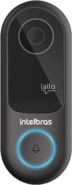 Vídeo Porteiro Inteligente Wi-Fi Allo w3 Preto Intelbras