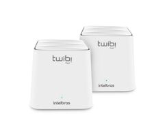Kit 2 Roteadores Wireless Intelbras Twibi Fast Branco