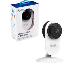 Câmera Inteligente Wi-Fi Slim 180° Full HD 1080p i2GO Home Alexa