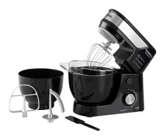 Batedeira Planetária Mondial Preto e Inox 700W Premium 12 Velocidades