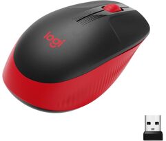 Mouse sem fio Logitech M190 com Design Ambidestro USB Pilha Inclusa