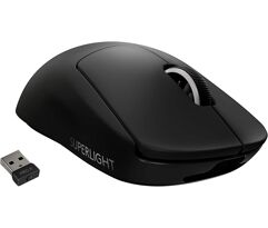 Mouse Gamer Sem Fio Logitech G PRO X SUPERLIGHT LIGHTSPEED Ultraleve 5 Botões Sensor HERO 25K Bateria Recarregável