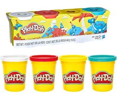 Massa para Modelar Play-Doh Hasbro 4 Unidades