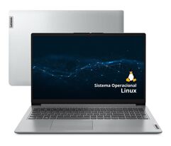 Notebook Lenovo IdeaPad 1 AMD Ryzen 5 8GB 256GB SSD 15,6” Linux 82X5S00100