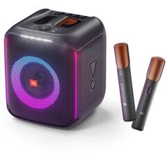 Caixa de Som com 2 Microfones Sem Fio JBL Partybox Encore 2, Light Show, Bluetooth, USB, 100W RMS, Preto 28913610