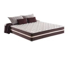 Colchão Casal Classic Molas Superlastic Marrom 138x188x22