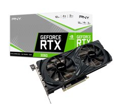 Placa de Vídeo PNY GeForce RTX 3060 Uprising Dual 12GB GDDR6 192bit LHR