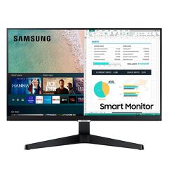 Monitor Smart Samsung 24 Full HD, HDMI e VESA, IPS, SmartHub, HDR, Bluetooth, Plataforma Tizen, AirPlay 2 LS24AM506NLMZD