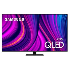 Smart TV Samsung 55 Polegadas QLED 4K, 4 HDMI, 2 USB, Wi-Fi, Bluetooth, Modo Game, IA, Alexa e Google Assistente, Preto QN55Q80BAGXZD