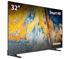 Smart TV Toshiba 32" Tela QLED Hdmi Preto Bivolt 32V35LS