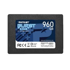 SSD 960 GB Patriot Burst Elite, 2.5", SATA III, Leitura: 450MB/s e Gravação: 320MB/s PBE960GS25SSDR