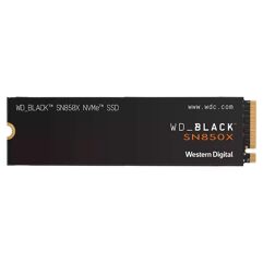 SSD WD Black SN850X Gaming Storage 2TB, M.2 2280 PCIe GEN4X4, NVMe, Leitura: 7300 MB/s e Gravação: 6600 MB/s, Preto WDS200T2X0E