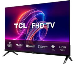 Smart TV LED 32" FHD TCL com Android TV Controle Remoto com Comando de Voz Google Assistente e Chromecast integrado S5400AF