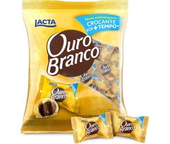 Pacote Bombom Lacta Ouro Branco 1kg